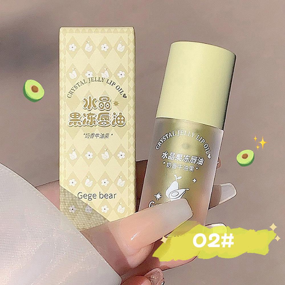 Gege Bear Crystal Jelly Fruit Lip Oil Peach Vinage Avacado Увлажняющий Питательный И Осветляющий Линия для Губ
