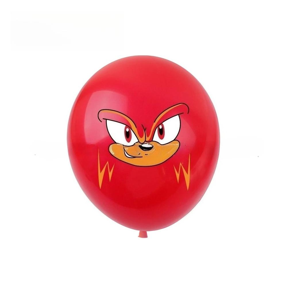 20Pcs The Hedgehog Birthday Balloons  Cartoon Latex Balloons For Kids Game Theme Party Decorations Birthday Party Supplies