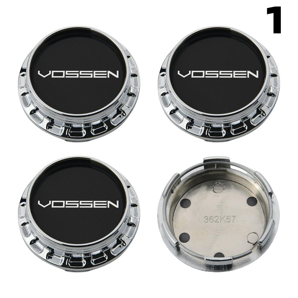 AAYR1 4PCS 67MM OD / 62MM ID Cap For Rims OZ VOSSEN Emblem Wheel Center Cap Sport Car Logo Wheel Cover Hub caps