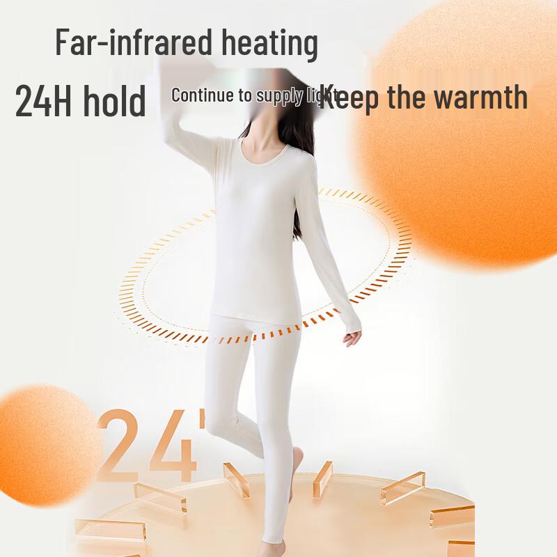Mao Ren Girls' Modal Cotton Thermal Underwear Set