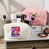 Kpop Demon Hunter Girls Women Plushes Cosmetic Bag New Makeup Bags Ladies Travel Organization Pouch Pink Pencil Case Gift