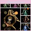 Elegant Genshin Impact Crystal Keychain With Stunning Led Colorful Light For All Occasions