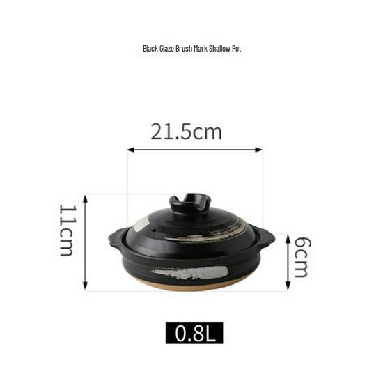 Высокотемпературный японский керамический глиняный суповой горшок Bao Yi для газовой плиты