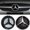 C200 E300 2026 Горячий 1X·3D ABS Накладка на значок передней решетки автомобиля Звездный логотип Решетка полый знак для Mercedes Benz W166 X205 GLS350 5