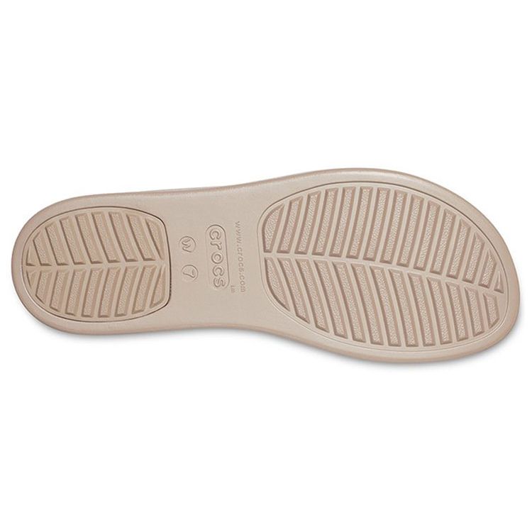 Crocs Бруклинские сандалии-клинья, легкие, женские, сандалии, грибно-серые, 206219-16T