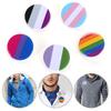1/2PCS Clothing Rainbow Tinplate Pins Hat Decoration Gay Badge Denim Brooches Brooch Collar Pin