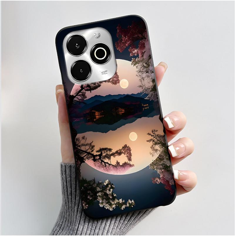 Phone Case For Umidigi G100X / G9X Case Luxury Cute Love Heart Rabbit Cartoon Funny Cover Black Soft Silicone Protective Casing