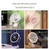 USB Rechargeable Multi-Functional Folding Fan for Dorms and Offices - Quiet and Strong Wind 2026.