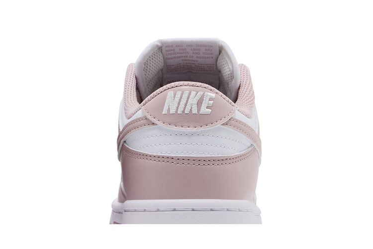 Женские кроссовки Nike Dunk Low White Particle Rose (Женский) Белый/Белый/Розовый с частицами