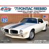 Atlantis Models Маршрут 32 1971 Pontiac Trans Am Пластиковая модель ATLAMCM2009 Цветной пластик 1/32