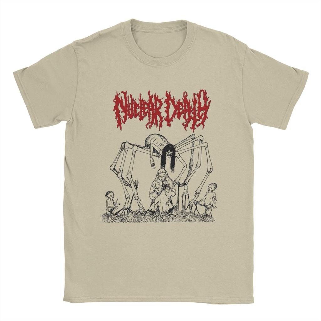 Модная футболка Nuclear Death Bride Of Insect для мужчин с круглым вырезом из чистого хлопка с коротким рукавом, идея для подарка, одежда