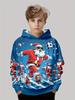 Одежда для мальчиков Рождество Санта-Клаус 3D принт Хэллоуин Дети Повседневный свитер с длинным рукавом Толстовки для мальчиков Весенние топы