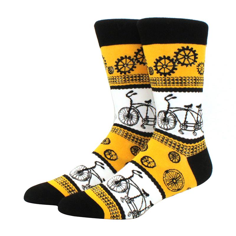 Новые мужские носки бренда Diamond Ramen Astronaut Pattern Hip hop Cool Socks для мужчин зимние толстые длинные носки для скейтбординга смешные цветные