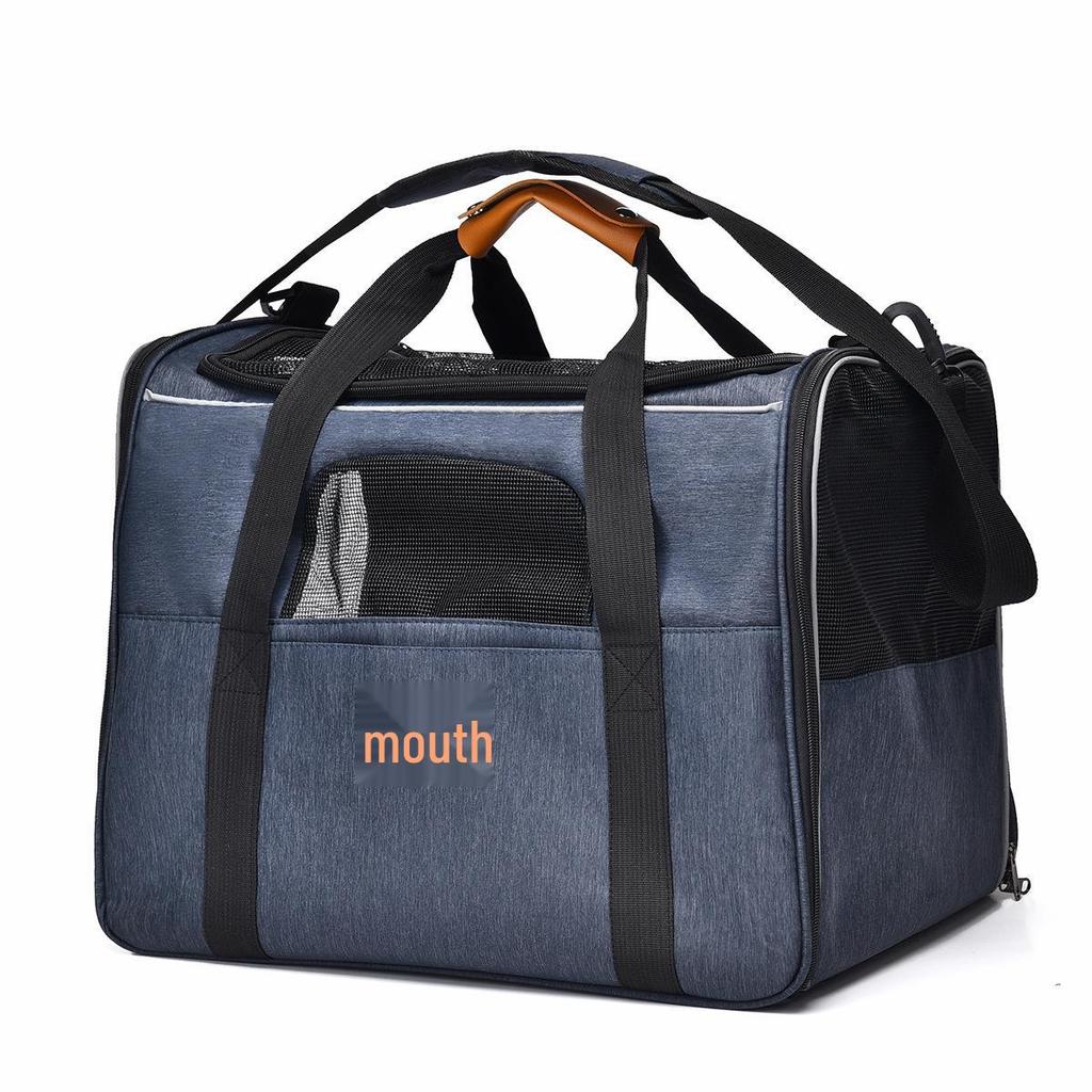 Портативный складной рюкзак для кошек: Дышащий, Ручной и Наплечный Дизайн с Большой Вместимостью