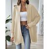 Women's Autumn and Winter Simple Loose Casual Cardigan Sweater
