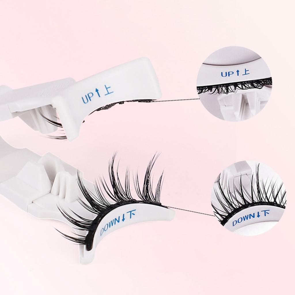 Z LRAQI BEAUTY Магнитные накладные ресницы Натурально выглядящие накладные ресницы Накладные ресницы с керлером для макияжа глаз Без клея