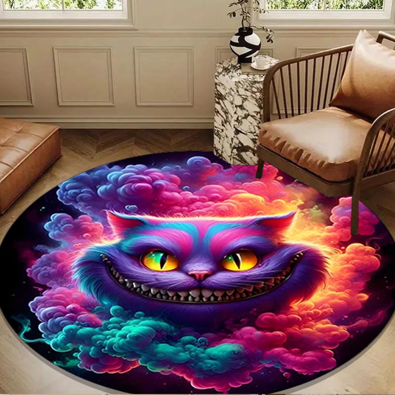 WonderlCat Fantasy Round mat Home Decor, Chair rug For livingroom,Bedroom, doormat home decor Birthday Gift Christmas Gifts