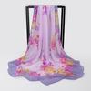 Summer Chiffon Printed Versatile Sunscreen Shawl Lightweight Baotou Square Towel