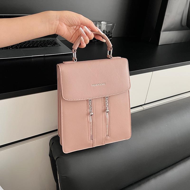 Новый Универсальный Рюкзак Большой Вместимости Мягкая Кожа Студенческий Школьный Рюкзак Для Путешествий На Открытом Воздухе На Плечо Женская Сумка