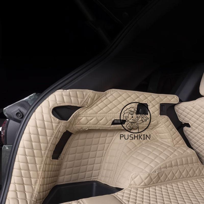 Для Geely Monjaro Grand Koleos 2025 2026 Коврик в багажник Задний вкладыш в багажник Кожаный коврик-защита пола для груза Аксессуары