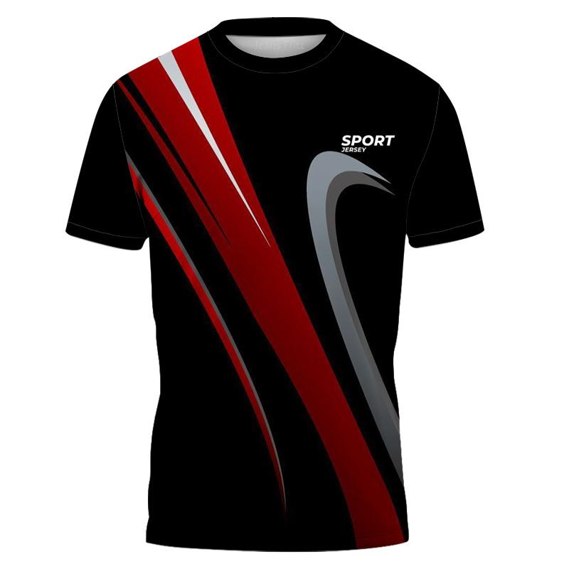 Новая толстовка мужская футболка с 3D принтом летние виды спорта круглый вырез повседневные футболки с короткими рукавами мужская одежда дышащие быстросохнущие топы