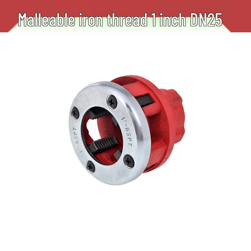 Durable 1/2-4 inch Manual Pipe Threader for Iron, Galvanized, and Water Pipes