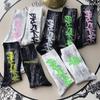 Европейский стиль Инфлюенсер Граффити До середины икры Модные Уличные Носки для Женщин