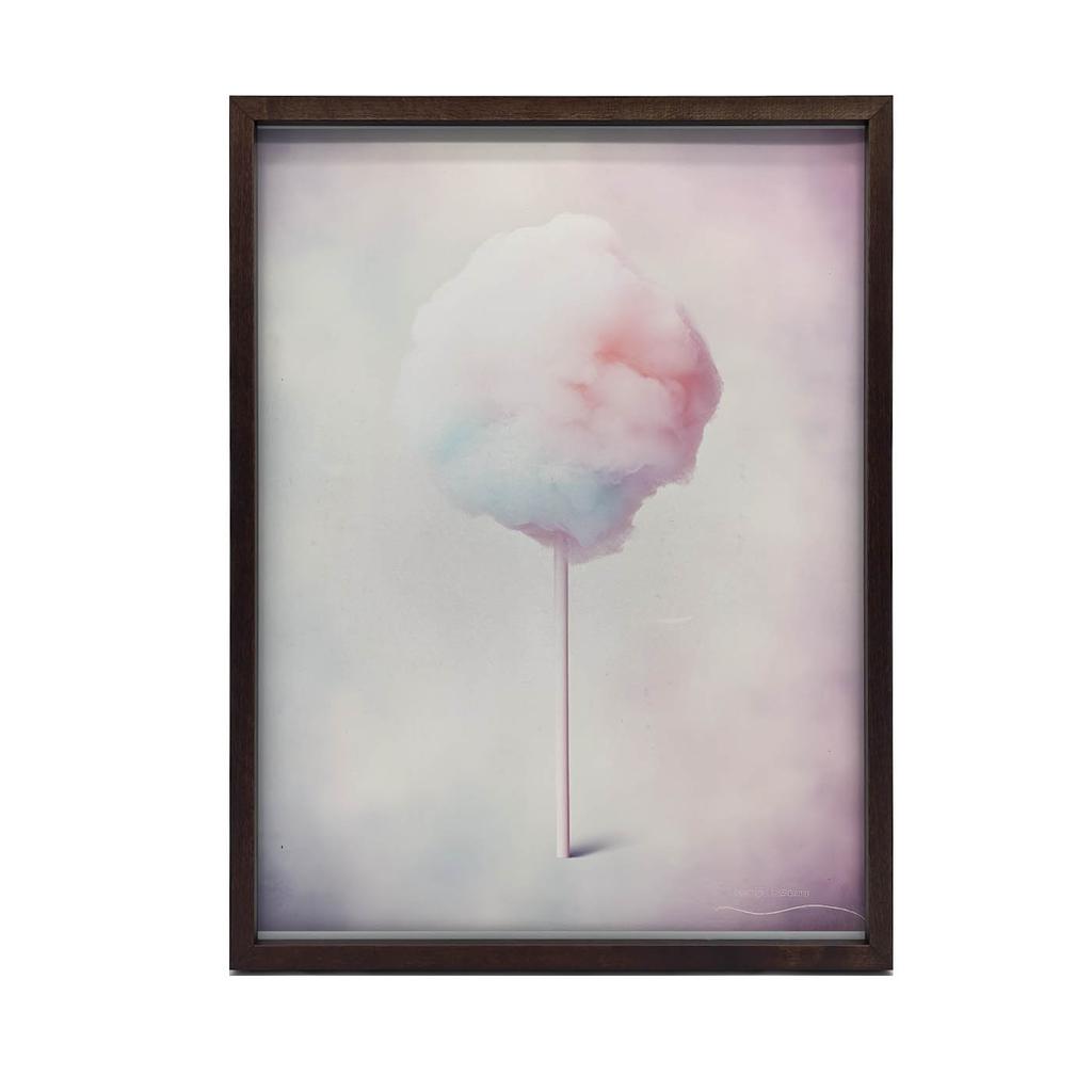 Pastelowa Wata Cukrowa Pastelowa Wata Cukrowa, 50X70 Cm, Bez Ramy, Płótno Premium Na Blejtramie