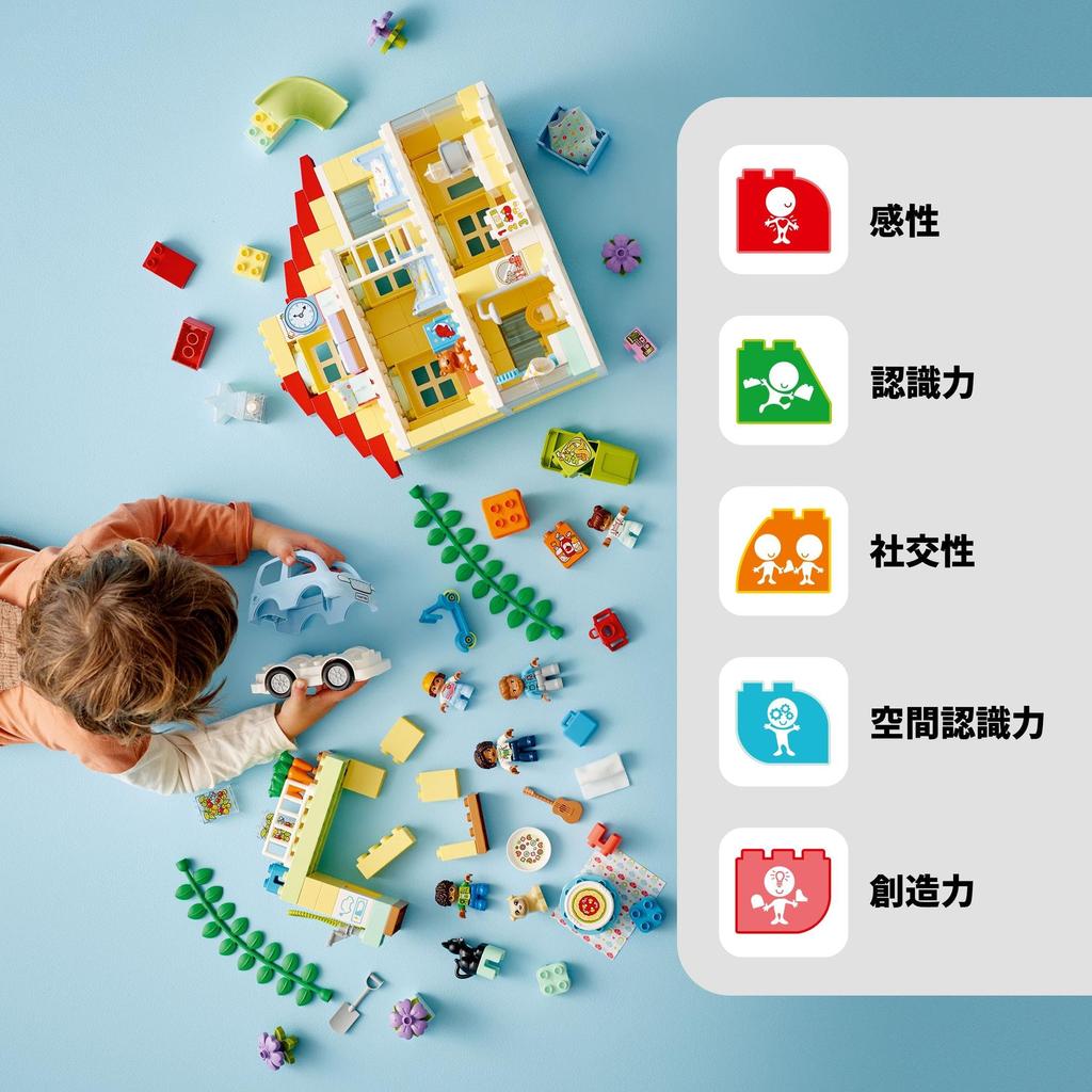 LEGO Duplo Duplo Town 3in1 Home Toys Present Birthday Blocks Educational Christmas Boys Girls Children 1 and a Half Years Old 2 Years Old 6 Years Old