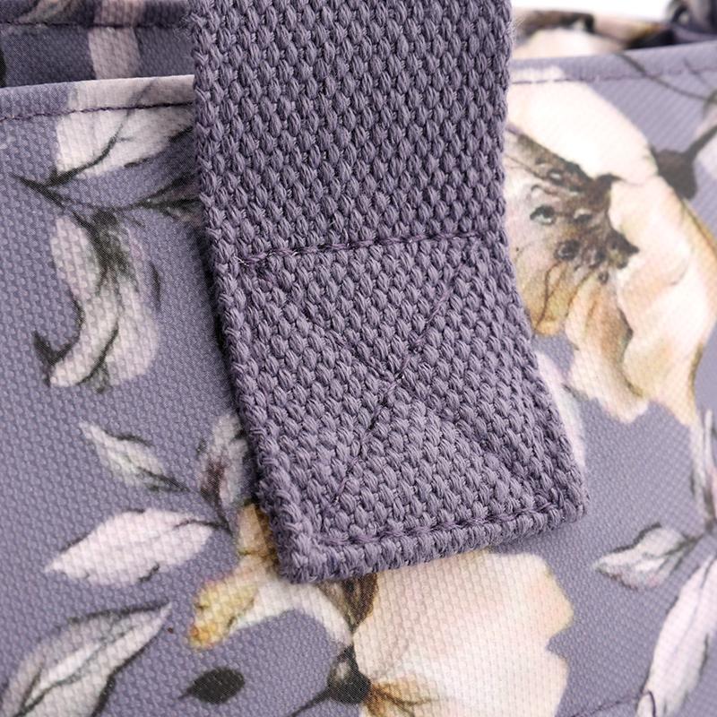 Женская сумка с цветочным узором, винтажная сумка через плечо, большая вместимость, сумка через плечо