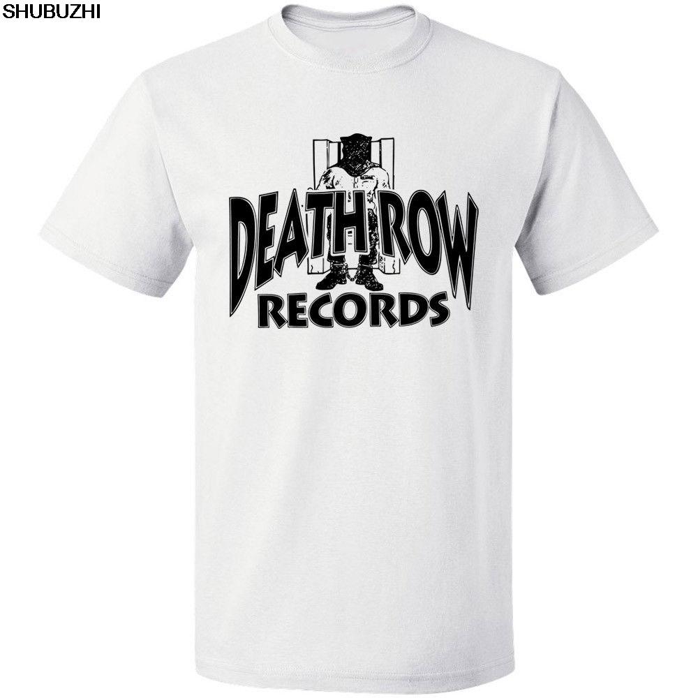 Мужская футболка с логотипом Death Row Records, летняя футболка для мужчин, брендовая одежда, повседневная футболка sbz4557