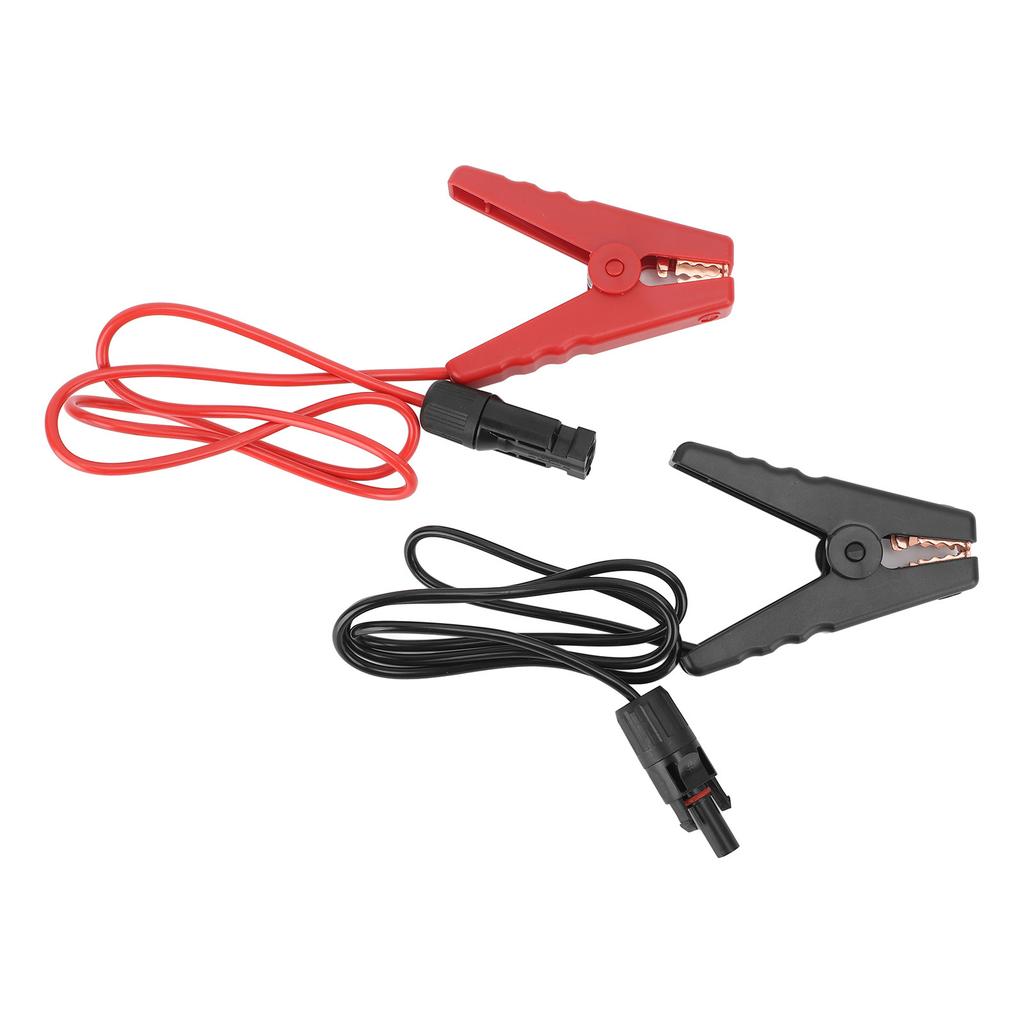 2 шт. Зажим для аккумулятора на солнечной энергии 12AWG Кабель-удлинитель с быстрым разъемом Зажим для зарядки аккумулятора