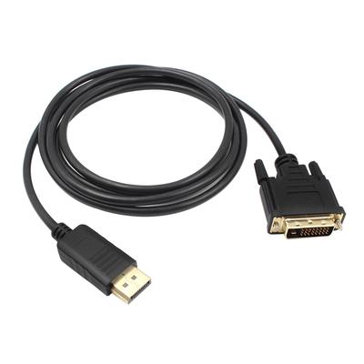 1,8 м адаптер DP к DVI DisplayPort Display Port к кабелю DVI адаптер конвертер видеокабель «папа-папа» 1080P для монитора дисплей проектора черный