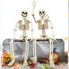 40cm Human Shape Bones Posable Skeleton,Haunted House Horror Props,Halloween Skull Skeleton Party Home Decorations DIY Supplies