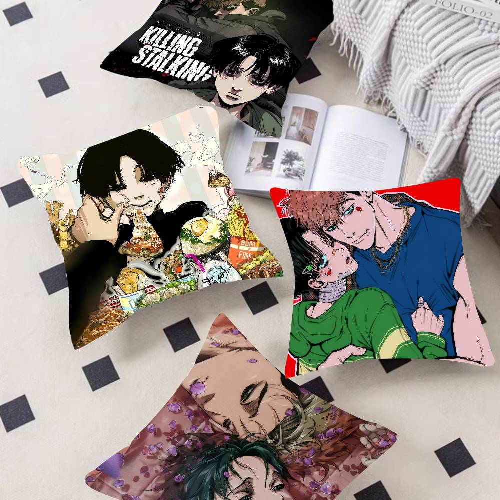 Корейская манга Killing Stalking Винтажная наволочка для спальни, комнаты и гостиной, декоративная наволочка для дивана