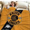 Kaizer Chiefs Print Flannel Blanket High Quality Warm Comfortable Cover for All Seasons Perfect for Gifts Home Decor