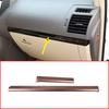 Pine Wood Grain For Toyota Land Cruiser Prado FJ150 150 2010-2018 Car ABS Interior Passenger Side Decoration Strip Trim For
