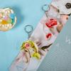 Брелок для ключей в виде дельфина Kawaii для ключей от машины, плавающая жидкость, милый кит, океан, подвеска, аксессуары, брелок для женской сумки, подвески, брелок