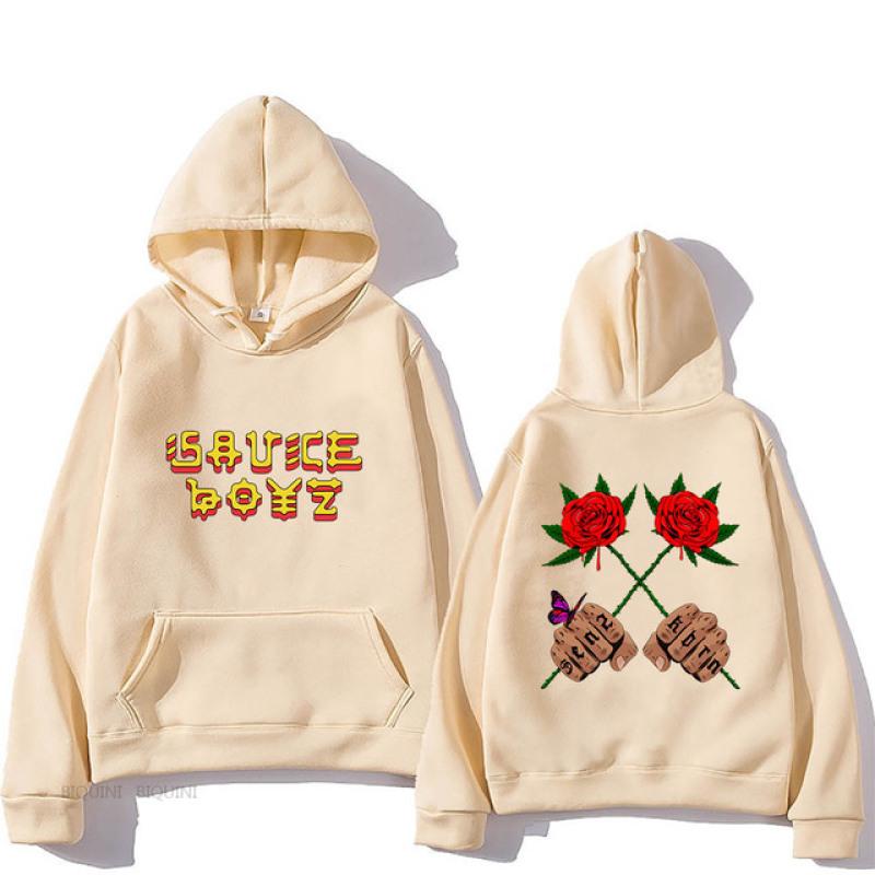 Eladio Carrion Sauce Boyz Monarca, толстовки с рисунком аниме, модный свитшот в стиле манга, мужская/женская одежда, флисовая уличная одежда
