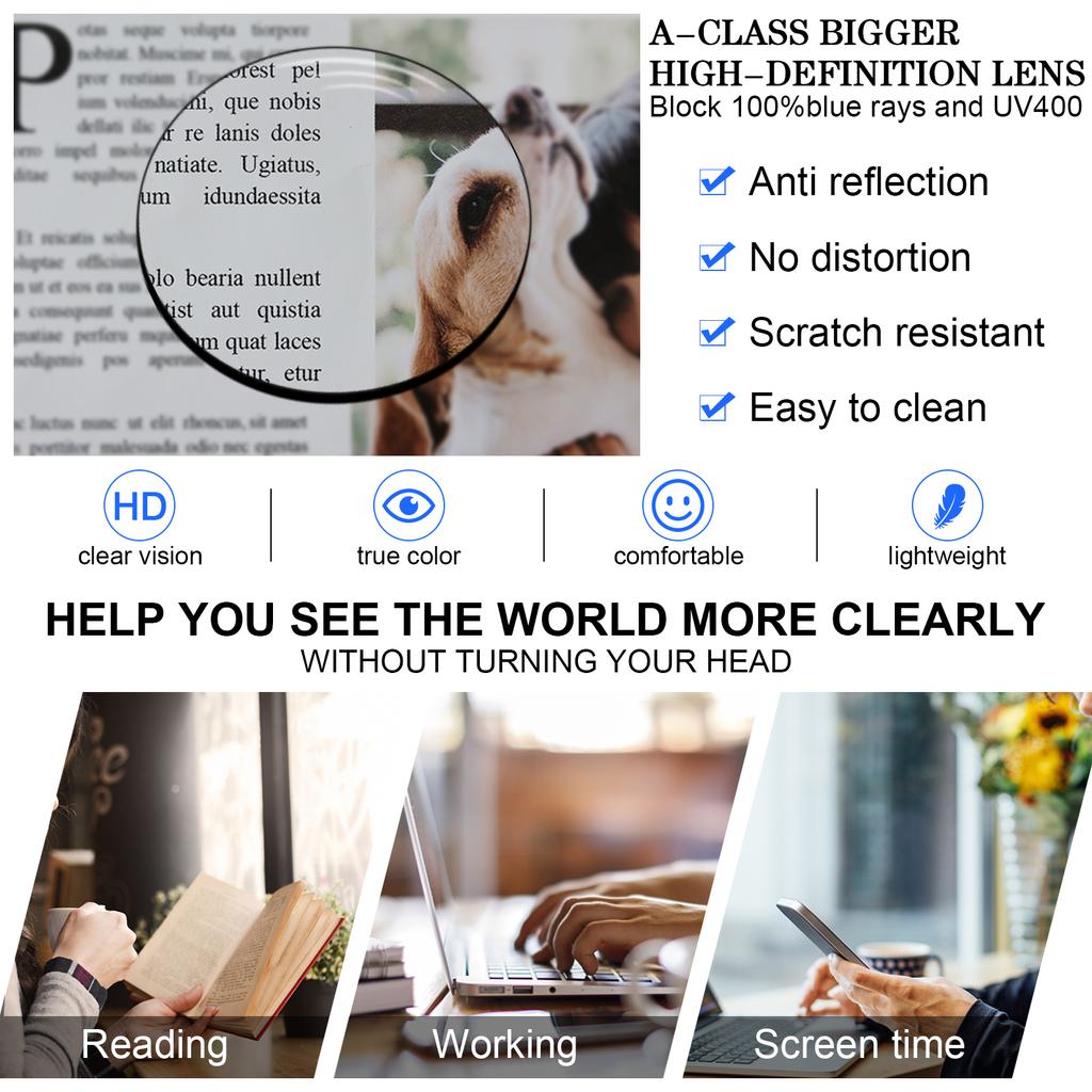 Ретро квадратные очки для чтения мужские антибликовые очки с увеличением большие очки для чтения