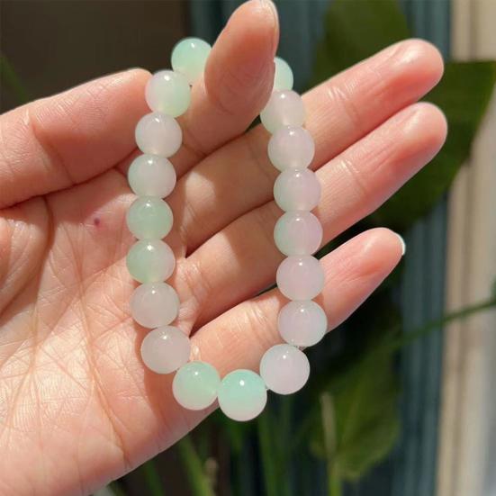 Браслет из бисера контрастного цвета, эластичная веревка, полировка ручной работы, браслет из искусственного хрусталя, ювелирные аксессуары, аксессуары