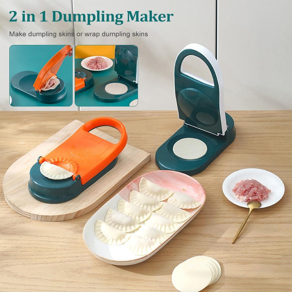 Dumpling Mold Manual Dough Press Baking Tools Kitchen Pastry Dumplings Two-in-one High-efficiency Dumpling Machine Maker Gadgets