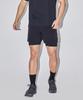 MUSINSA STANDARD SPORTS Шорты-трансформер 2-в-1 Flex Squat 5 дюймов (черный)
