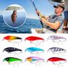10 шт. Рыболовные приманки Жесткие приманки с тройными крючками 3D глаза Реалистичный вид Яркие цвета Мини-размер Портативные Искусственные приманки Свимбейты