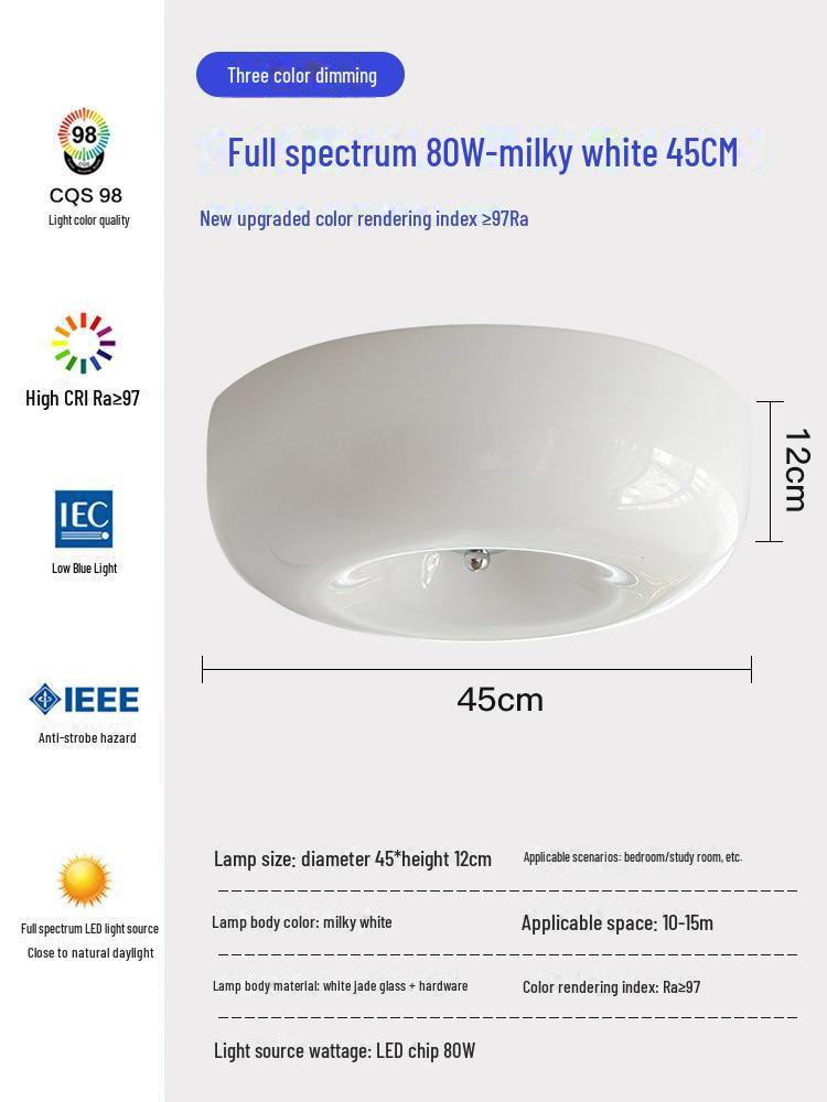 Потолочный светильник с полной защитой для глаз - в стиле французского пудинга для детских комнат и средневековых крылец