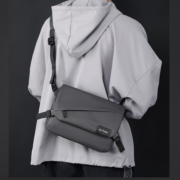 New Men's Simple Crossbody Bag Fashion Shoulder Bag Large Capacity Waterproof Courier Bag Business Briefcase