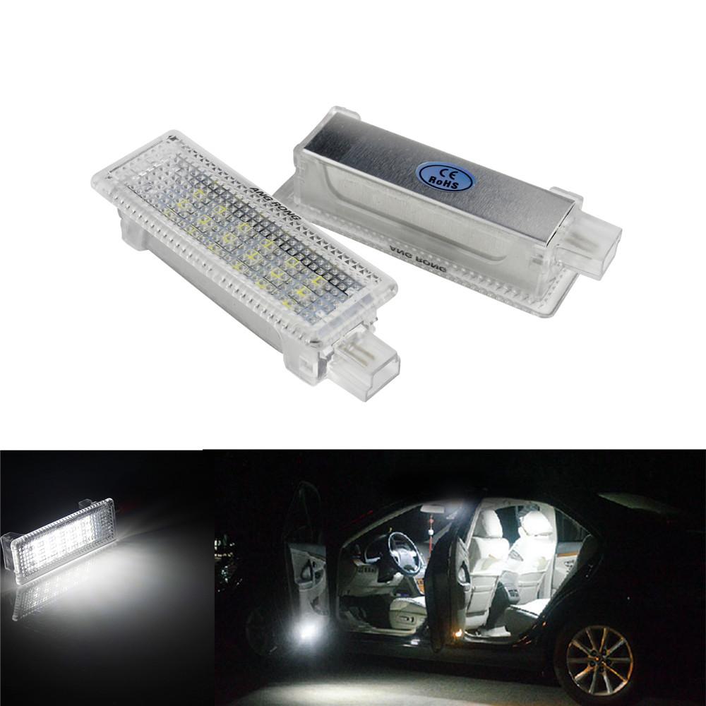 ANGRONG White 18 SMD LED Car Door Trunk Courtesy Luggage Light Lamp For BMW E60 E61 E63 E64 E81 E87 E90 E91 E85 E89