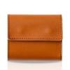 Trifold Genuine Tochigi Made In Mini Compact Thin Slim Gift Box Brown [Greol] Wallet, Men's, Leather, Leather, Japan, Wallet, Wallet, Women's Wallet,