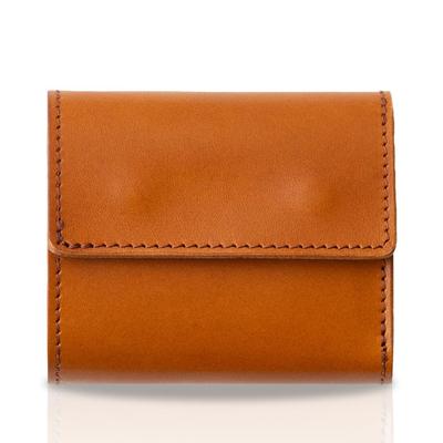 Trifold Genuine Tochigi Made in Mini Compact Thin Slim Gift Box Brown [Greol] Кошелек, мужской, кожаный, кожаный, Япония, кошелек, кошелек, женский кошелек,