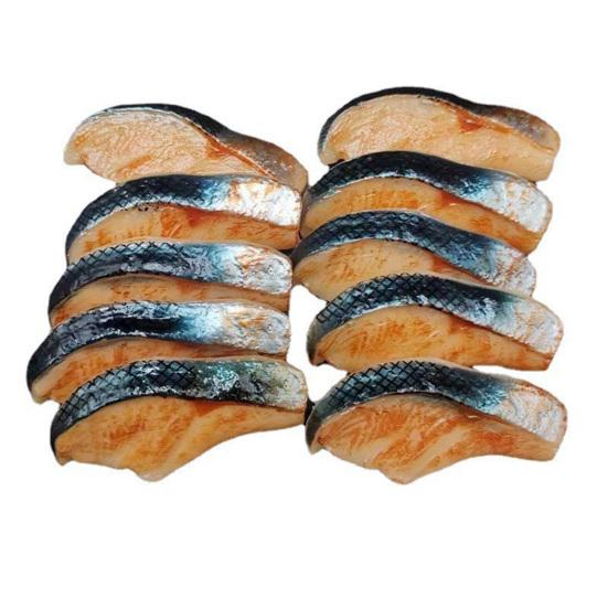 5Pcs Simulation Fish Meat Model Realistic Fake Fish Block Steak Ornament Photo Prop Lifelike Pretend Play Food Figurine Showcase Display Decoration